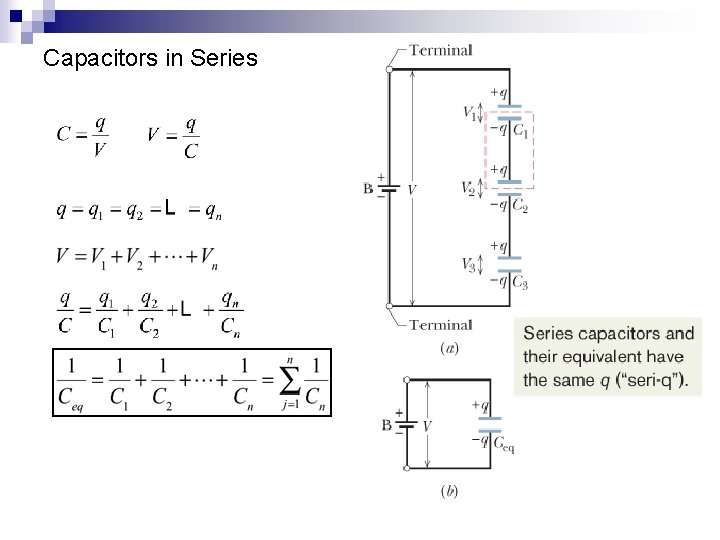 Capacitors in Series 