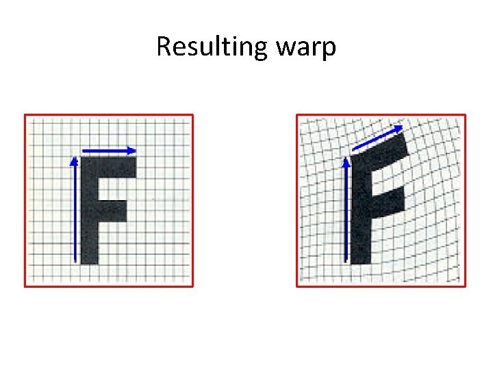 Resulting warp 