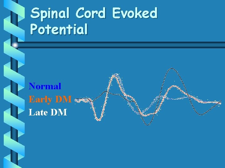 Spinal Cord Evoked Potential Normal Early DM Late DM 