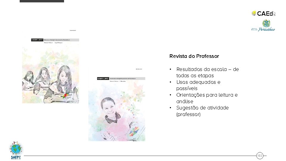 Revista do Professor • Resultados da escola – de todas as etapas • Usos