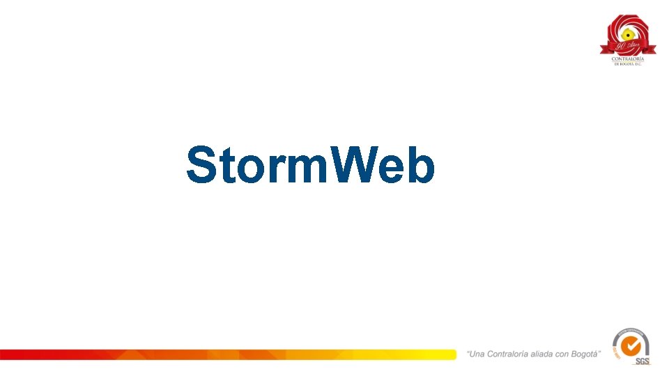 Storm. Web 
