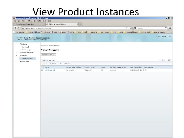 View Product Instances 