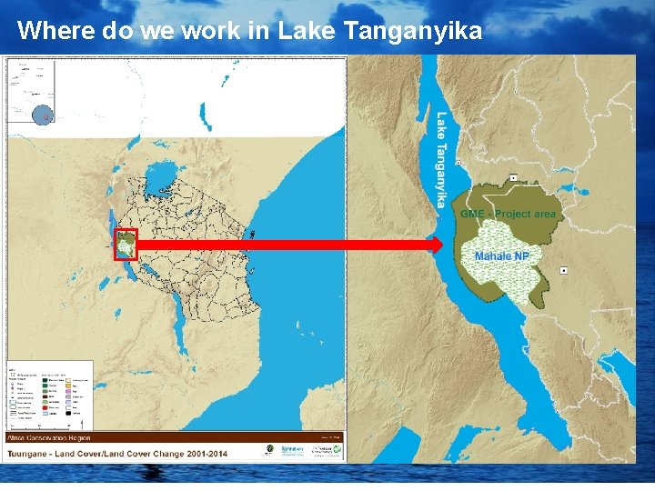 Where do we work in Lake Tanganyika 