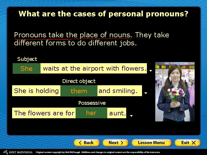 What are the cases of personal pronouns? Pronouns take the place of nouns. They What are the cases of personal pronouns? Pronouns take the place of nouns. They