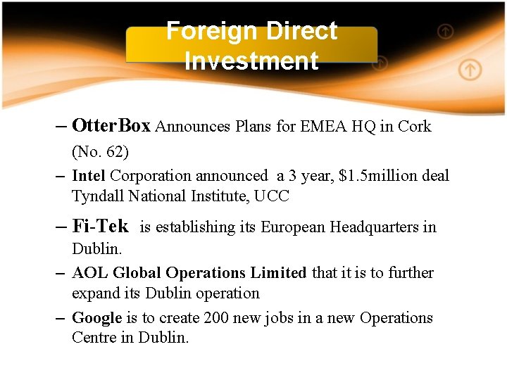 Foreign Direct Investment – Otter. Box Announces Plans for EMEA HQ in Cork (No.