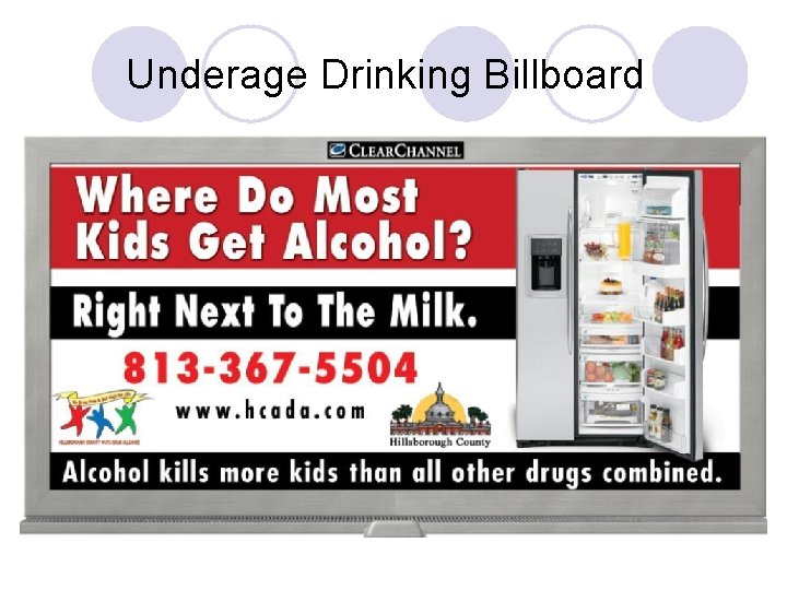 Underage Drinking Billboard 