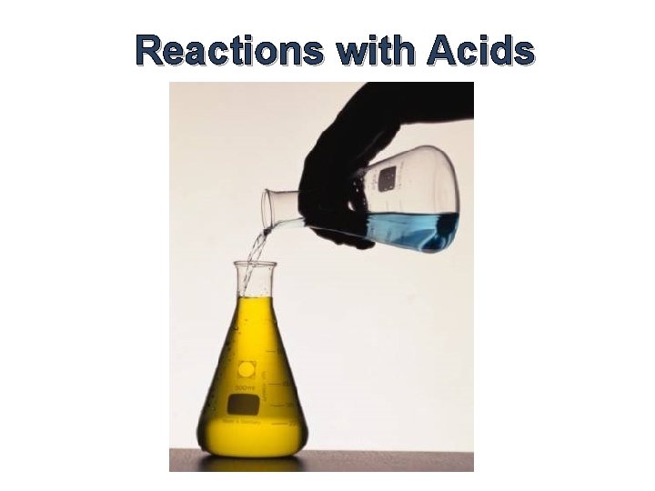 Reactions with Acids Reactions with Acids
