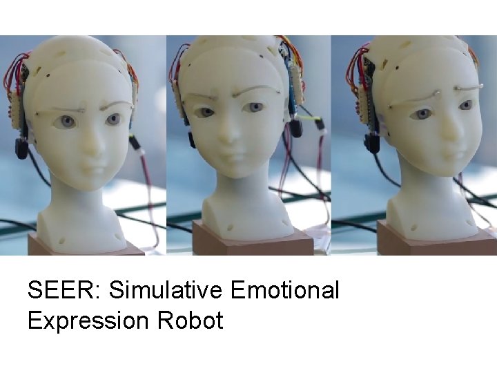 SEER: Simulative Emotional Expression Robot 