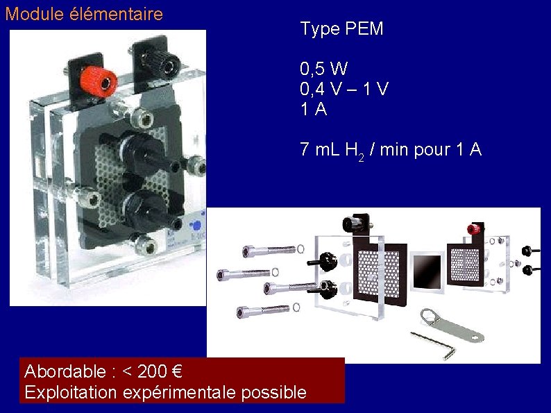 Module élémentaire Type PEM 0, 5 W 0, 4 V – 1 V 1