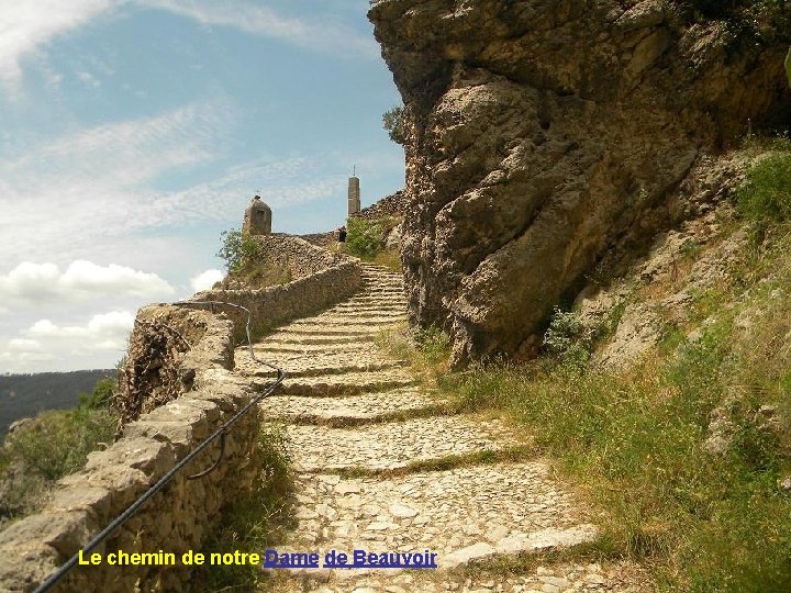 Le chemin de notre Dame de Beauvoir 