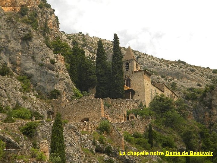 La chapelle notre Dame de Beauvoir 