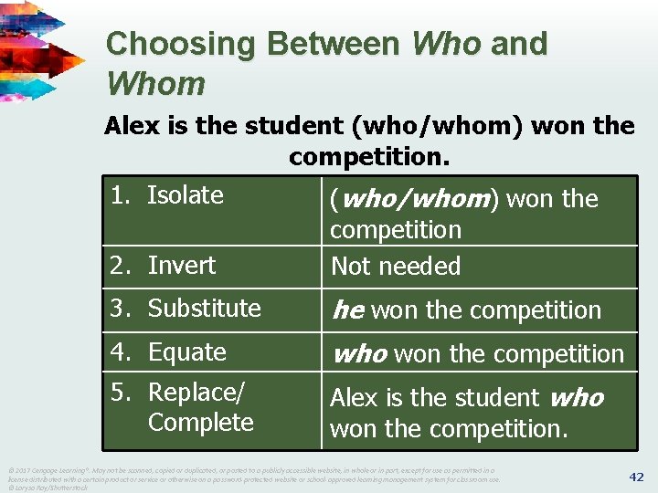 Choosing Between Who and Whom Alex is the student (who/whom) won the competition. 1. Choosing Between Who and Whom Alex is the student (who/whom) won the competition. 1.