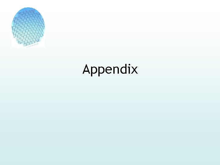 Appendix 