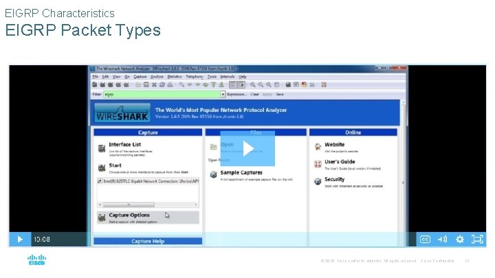 EIGRP Characteristics EIGRP Packet Types © 2016 Cisco and/or its affiliates. All rights reserved.