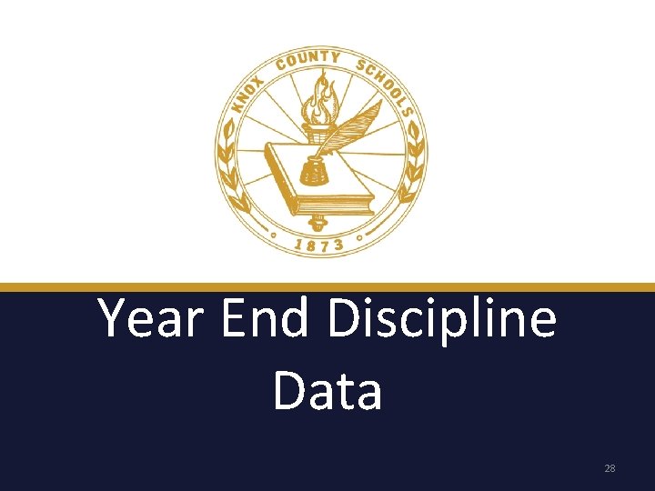 Year End Discipline Data 28 