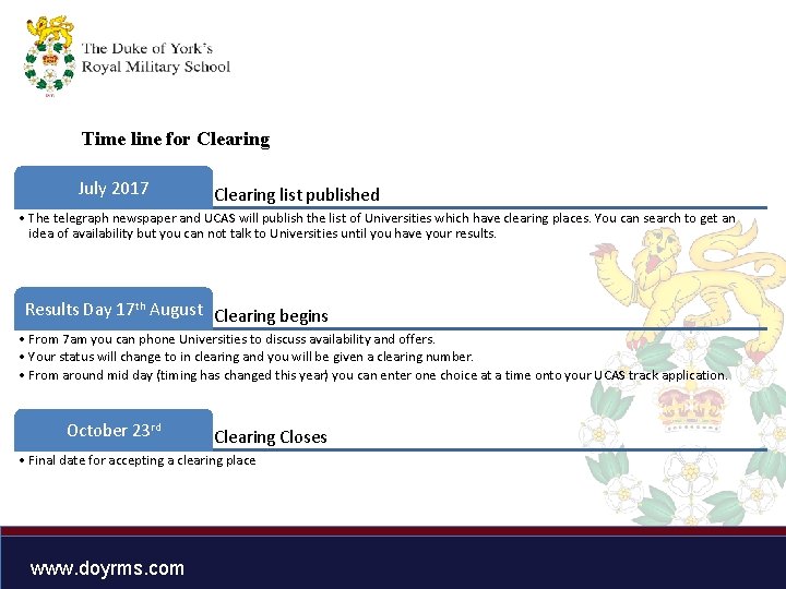 Time line for Clearing July 2017 Clearing list published • The telegraph newspaper and