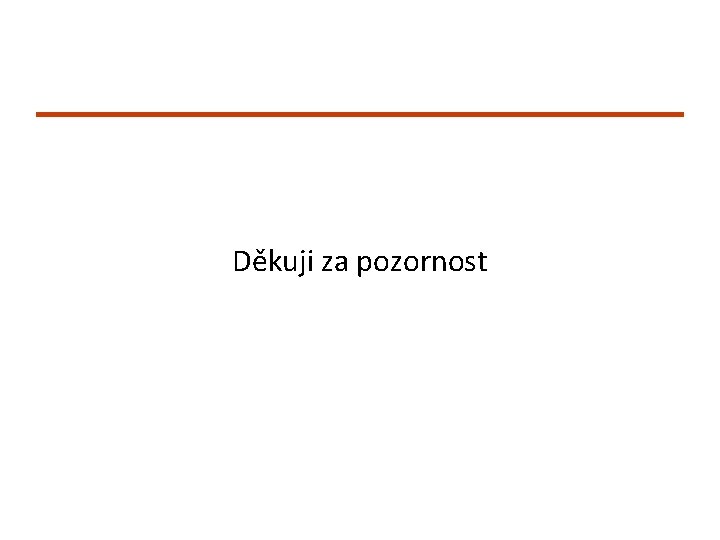 Děkuji za pozornost 