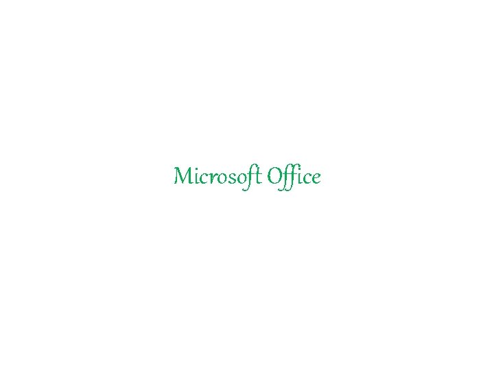 Microsoft Office 