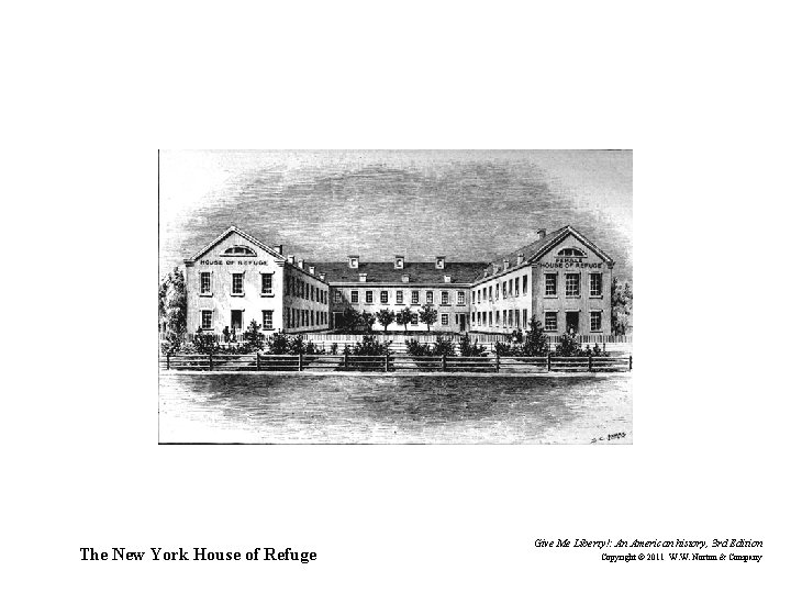 The New York House of Refuge Give Me Liberty!: An American history, 3 rd