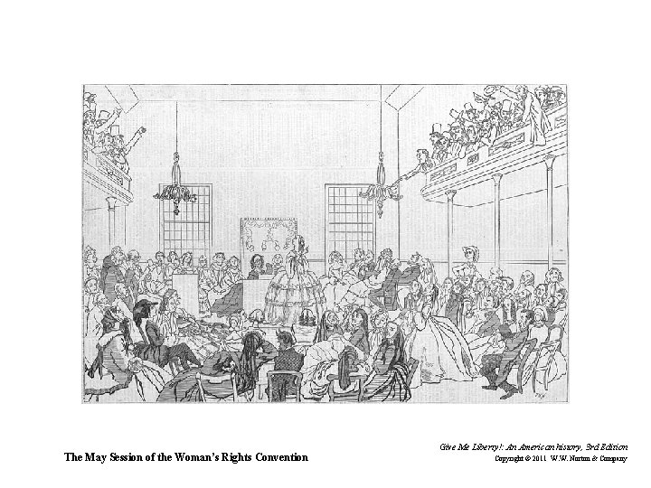 The May Session of the Woman’s Rights Convention Give Me Liberty!: An American history,