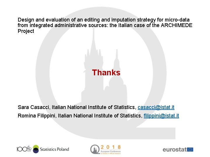 Design and evaluation of an editing and imputation strategy for micro-data from integrated administrative