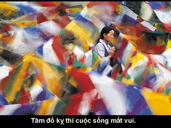 Tâm đố kỵ thì cuộc sống mất vui. 