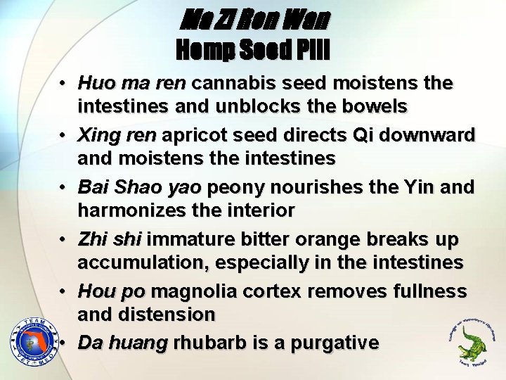 Ma Zi Ren Wan Hemp Seed Pill • Huo ma ren cannabis seed moistens