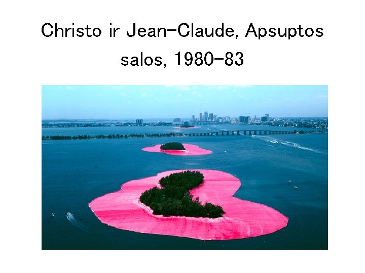 Christo ir Jean-Claude, Apsuptos salos, 1980 -83 