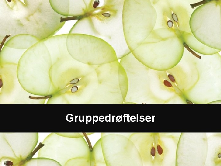 Gruppedrøftelser 