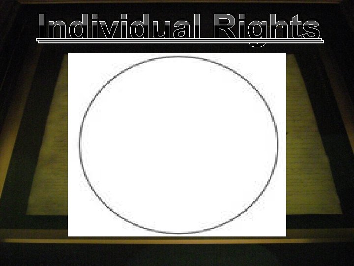 Individual Rights 