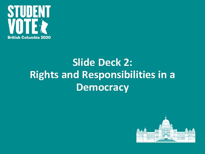 Slide Deck 2: Rights and Responsibilities in a Democracy 