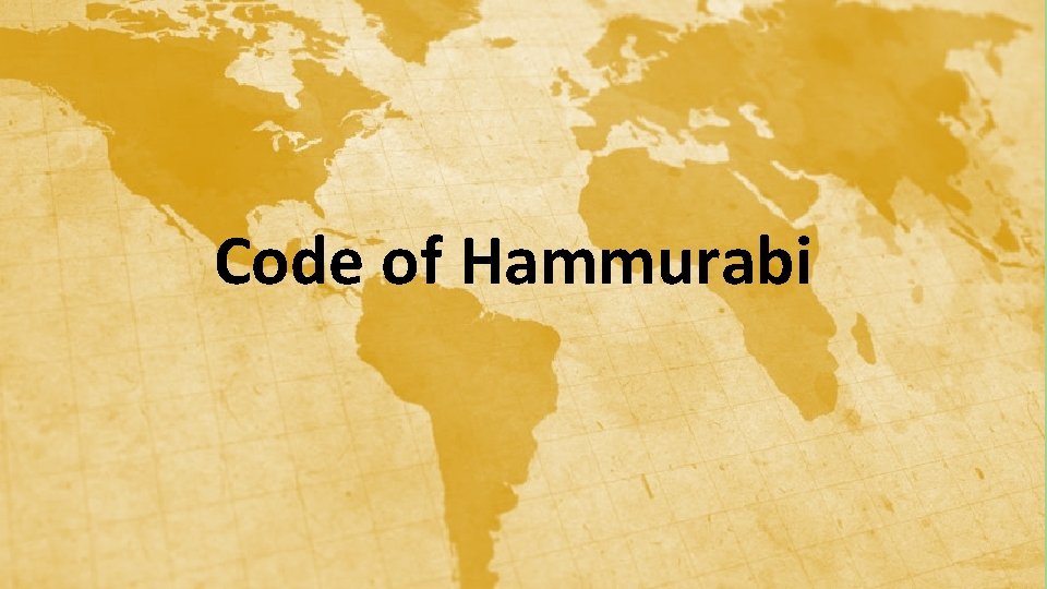 Code of Hammurabi 