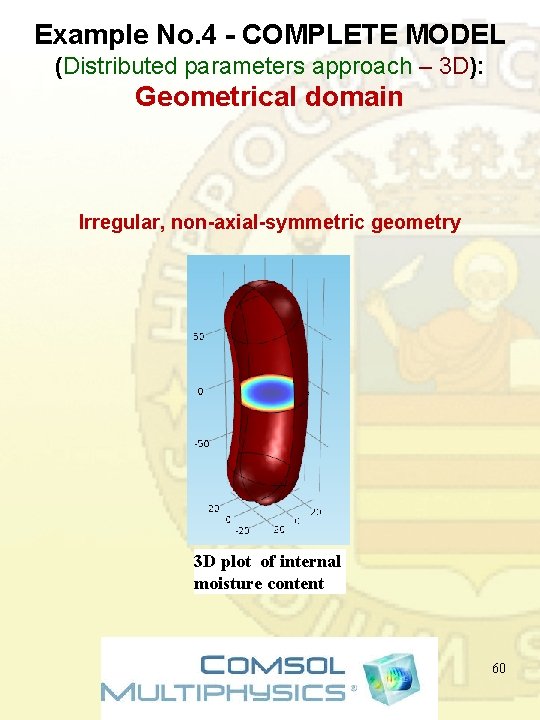 Example No. 4 - COMPLETE MODEL (Distributed parameters approach – 3 D): Geometrical domain Example No. 4 - COMPLETE MODEL (Distributed parameters approach – 3 D): Geometrical domain