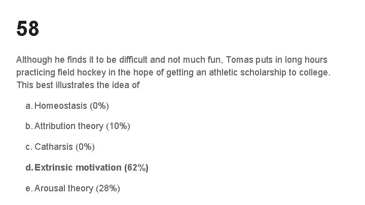 58 Although he finds it to be difficult and not much fun, Tomas puts 58 Although he finds it to be difficult and not much fun, Tomas puts