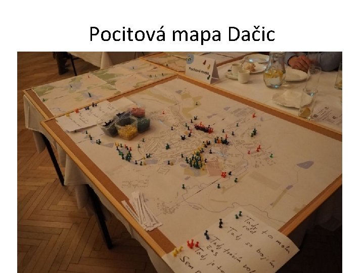 Pocitová mapa Dačic 