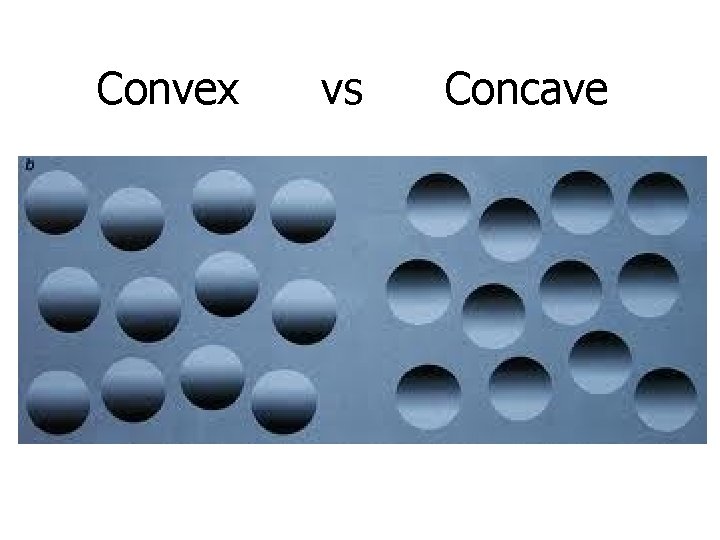 Convex vs Concave 