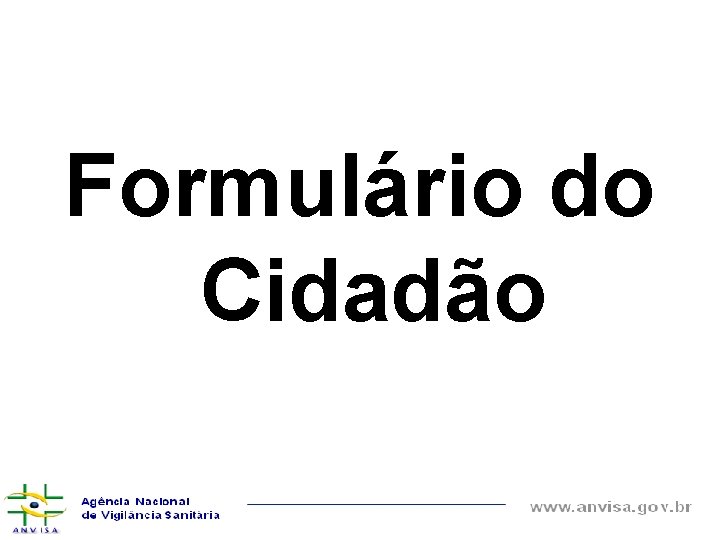 Formulário do Cidadão 