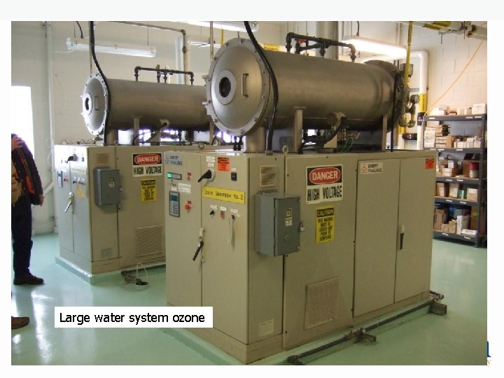 Large water system ozone 