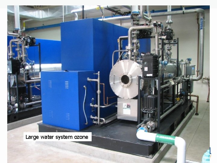 Large water system ozone 