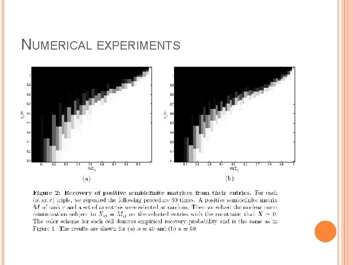 NUMERICAL EXPERIMENTS 