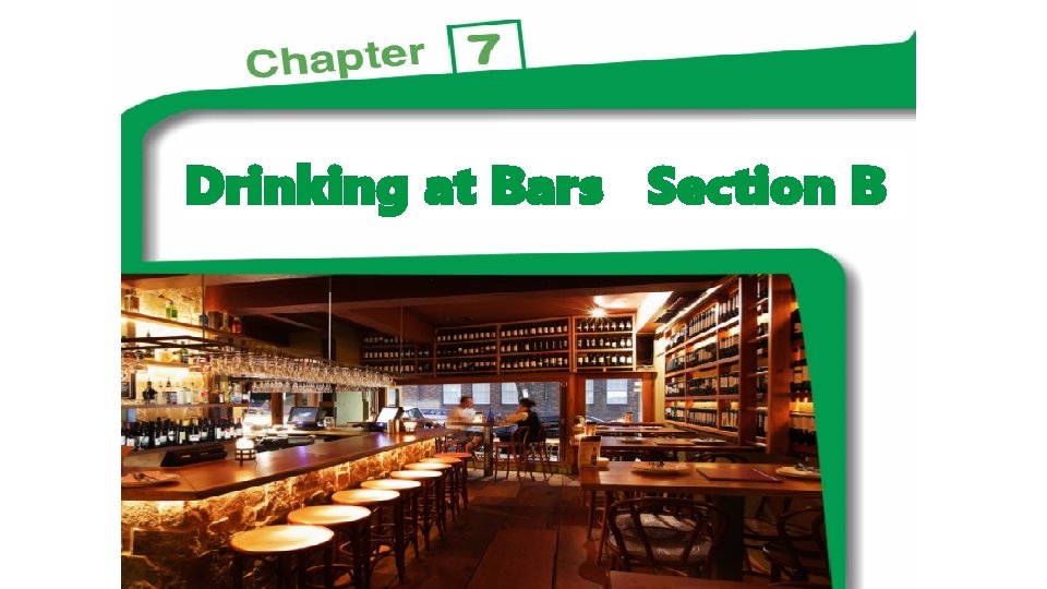 Drinking at Bars Section B 