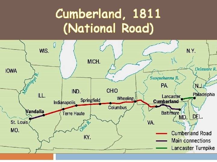 Cumberland, 1811 (National Road) 