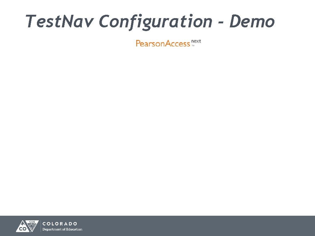 Test. Nav Configuration - Demo 68 