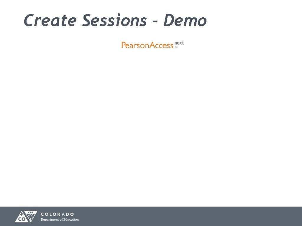 Create Sessions - Demo 74 