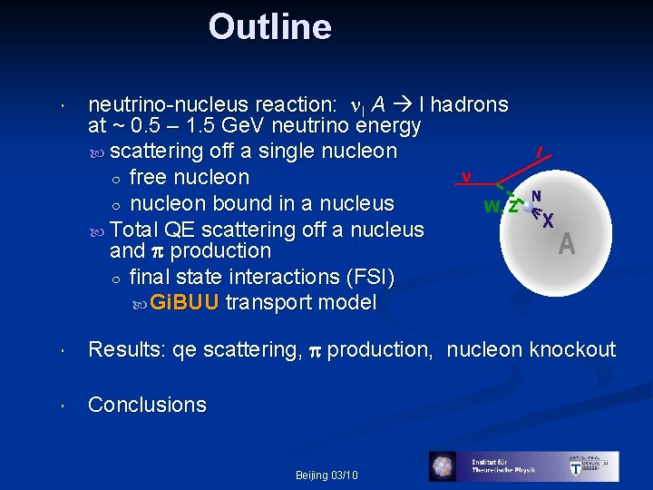 Neutrino Interactions With Nucleons And Nuclei Tina Leitner