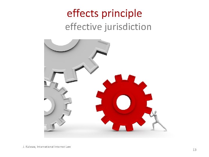 effects principle effective jurisdiction J. Kulesza, International Internet Law 13 effects principle effective jurisdiction J. Kulesza, International Internet Law 13