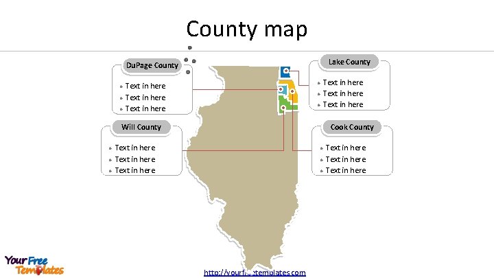 County map Lake County Du. Page County l l Text in here l l