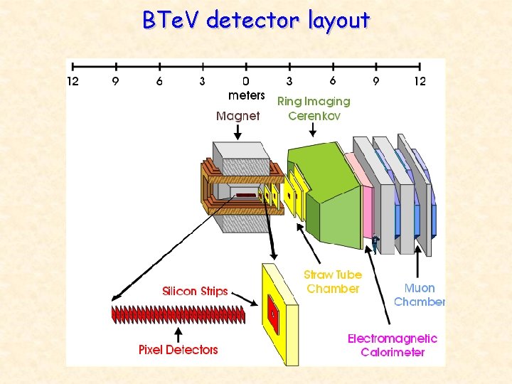 BTe. V detector layout BTe. V main goals 