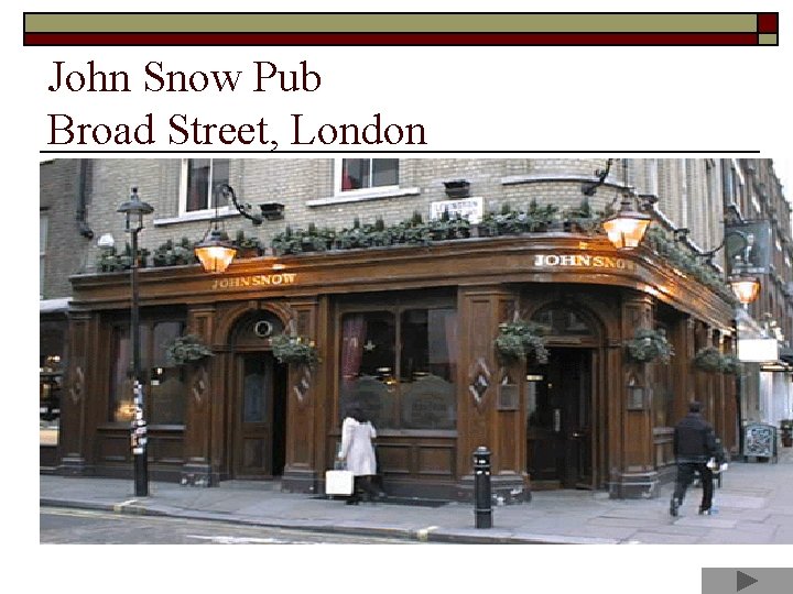 John Snow Pub Broad Street, London 