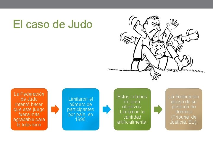 El caso de Judo La Federación de Judo intentó hacer que este juego fuera